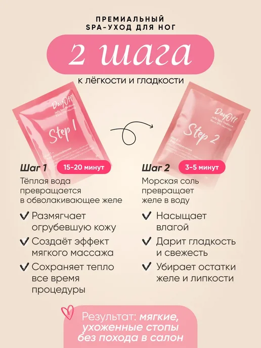 Кератолитик для пяток набор для педикюра SPA желе, вариант, фото 5
