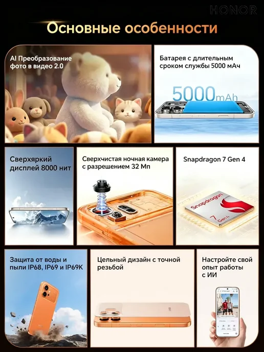 Смартфон Spark Go 3 16/1024 ГБ, фиолетовый, фото 2