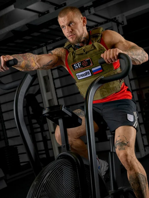 Жилет утяжелитель Steel Force (22кг) Olive Green, 22 кг, фото 3
