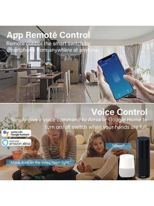 Kayesmart WiFi-модуль умного выключателя для сухой контакт, вариант, фото 3
