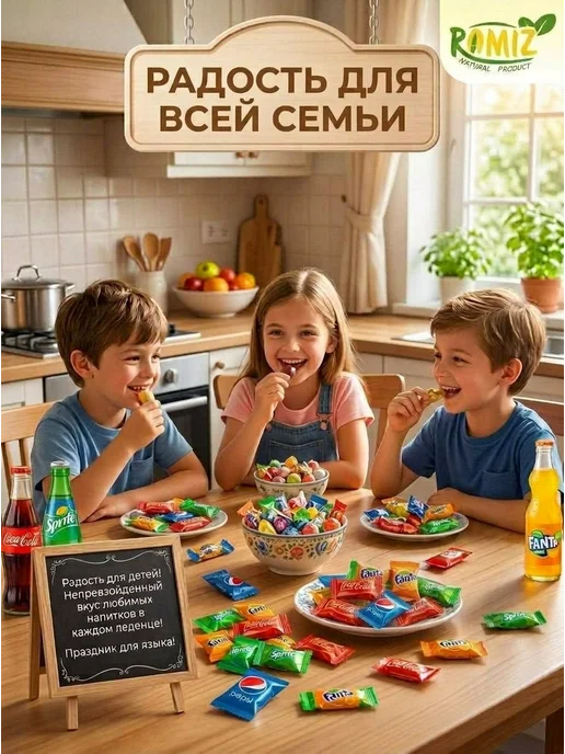 Леденцы конфеты газировка 500гр, 500 г, фото 2