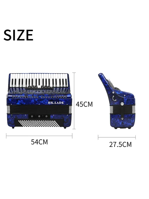 Нет бренда HK · LADE аккордеон 41 клавиша 120 бас, вариант, фото 5