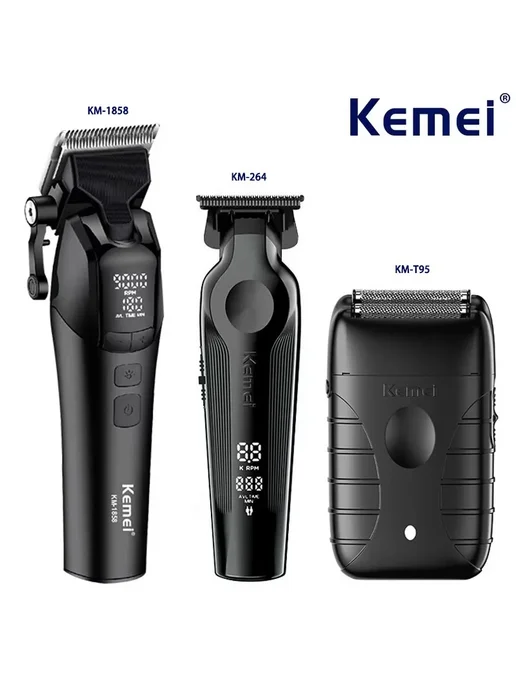 Kemei Электрический триммер для волос KM-1858 9000 об мин 26, вариант, фото 2