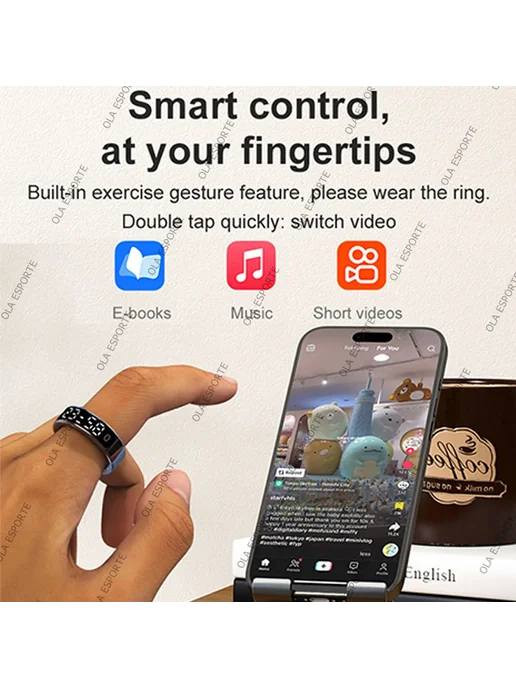Ola Esporte Smart Ring для Galaxy 10, Siliver Pro, вариант, фото 6