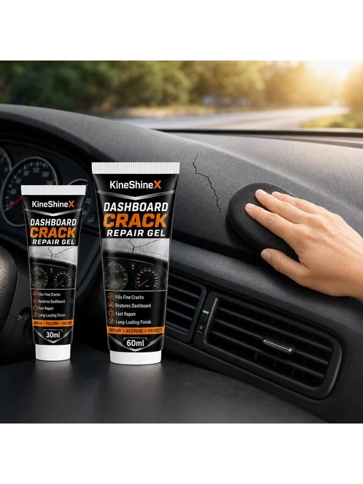 KineShineX гель от трещин для приборной панели авто, в упаковке 70 г, фото 3