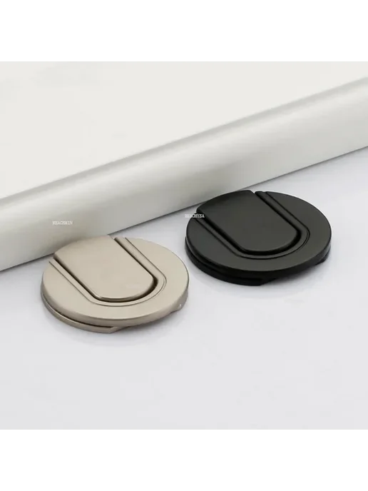 Нет бренда Металлические скрытые ручки для шкафов Nickel brushed, вариант, фото 3