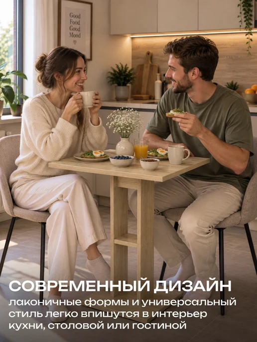 Sanflor Стол обеденный, комано, бежевый, фото 4