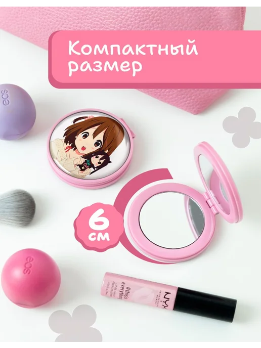 AniKoya Зеркальце карманное K-On аниме, розовый, фото 4
