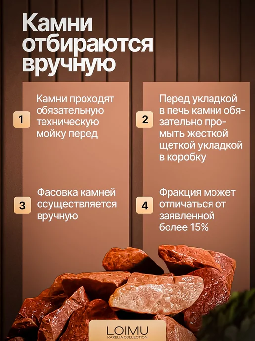 Камни для бани, вариант, фото 5