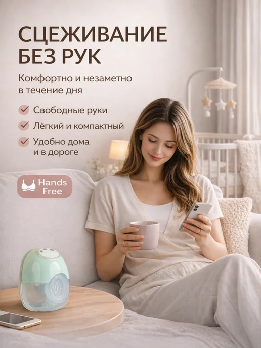 DreamLovers Молокоотсос электрический беспроводной свободные руки, вариант, фото 2