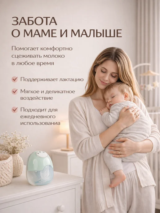 DreamLovers Молокоотсос электрический беспроводной свободные руки, вариант, фото 4