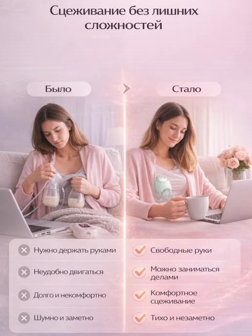 DreamLovers Молокоотсос электрический беспроводной свободные руки, вариант, фото 7