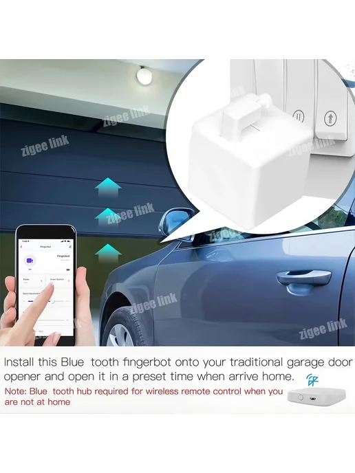 zigee link Умный Робот-пальчик Fingerbot С Bluetooth, Беспроводное Упра, синий, фото 4