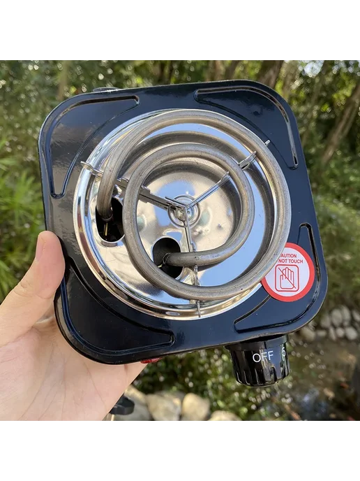 Нет бренда Электрический гриль-барбекю 500 Вт EU plug White Burner, 500 Вт, фото 7