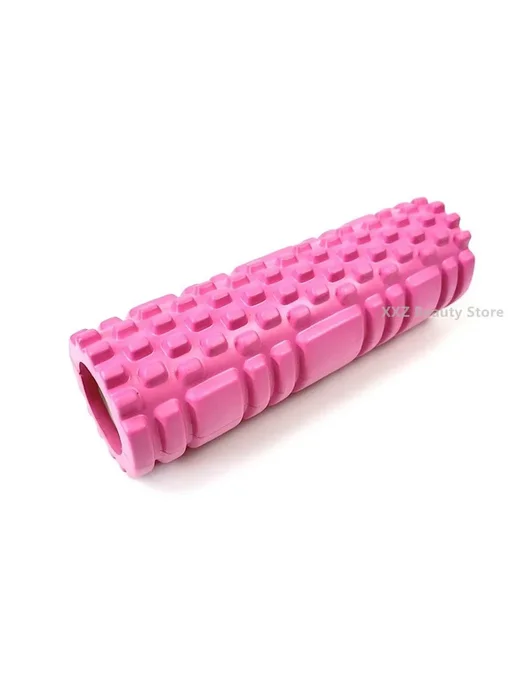 Нет бренда Пенопластовый ролик для йоги Yoga Column 30 см Розовый, pink, розовый