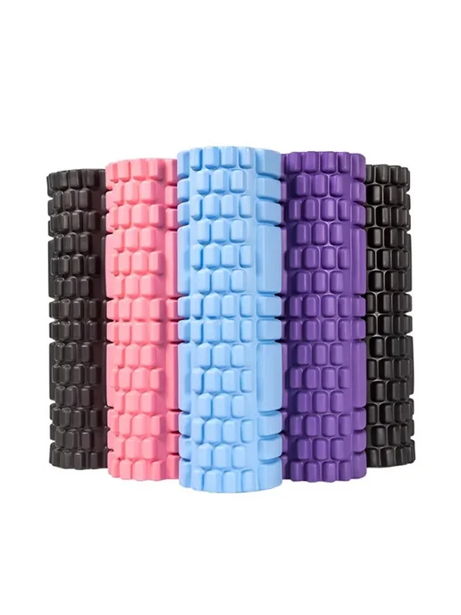 Нет бренда Пенопластовый ролик для йоги Yoga Column 30 см Розовый, pink, розовый, фото 6