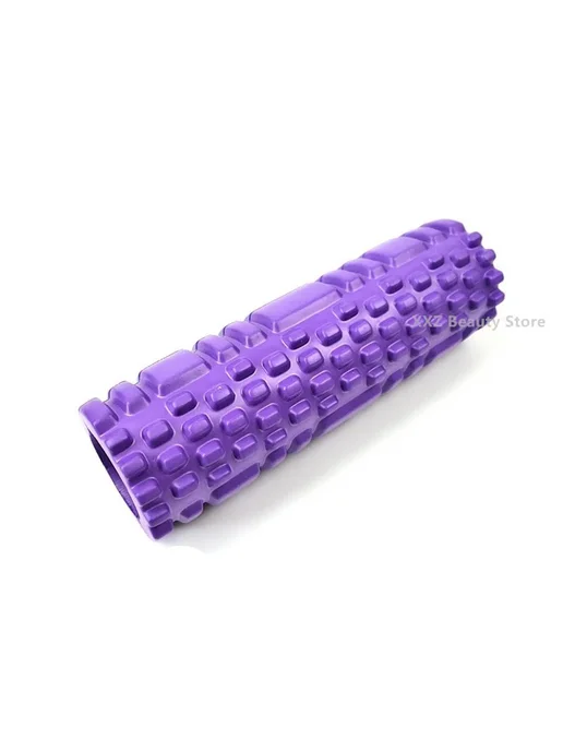 Нет бренда Пенопластовый ролик для йоги Yoga Column 30 см Розовый, pink, синий, фото 3