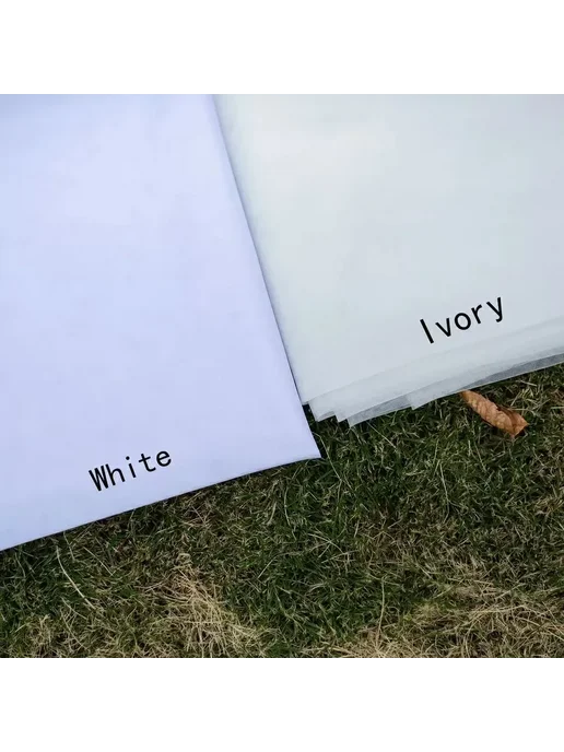 Нет бренда Свадебная фата из полиэстера White 2 Layers, белый, фото 6