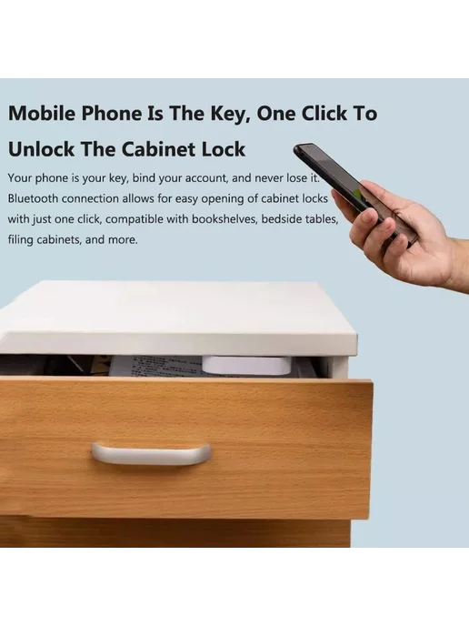 luxuglow Интеллектуальный Bluetooth-замок для шкафов, вариант, фото 4