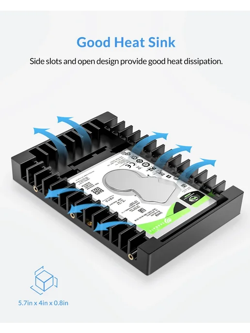 ORICO Корпус Для HDD SSD 2,5 Дюйма SATA 3.0, Совместимый С Ж, вариант, фото 4