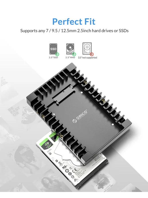 ORICO Корпус Для HDD SSD 2,5 Дюйма SATA 3.0, Совместимый С Ж, вариант, фото 6