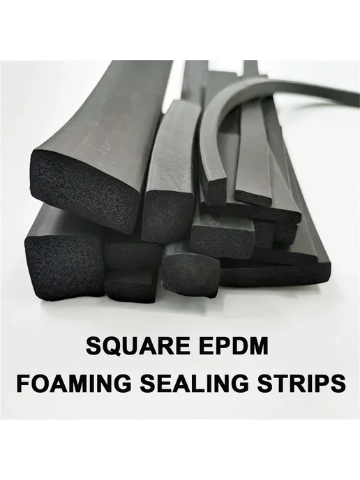 Нет бренда Уплотнительная лента EPDM 30-40 мм Черный, Black 34mmX3mm, L, черный, фото 3