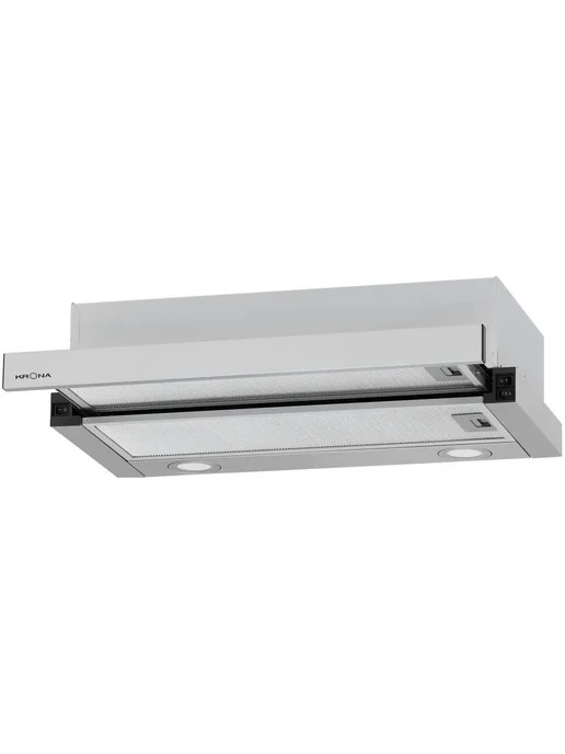 Krona Встраиваемая вытяжка Kamilla T 600 Inox (1 мотор), серый