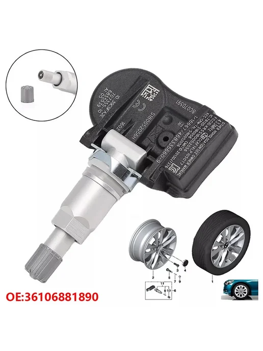 Нет бренда Датчик давления в шинах RDCI RDKS 36106881890 Для BMW 1 2, вариант