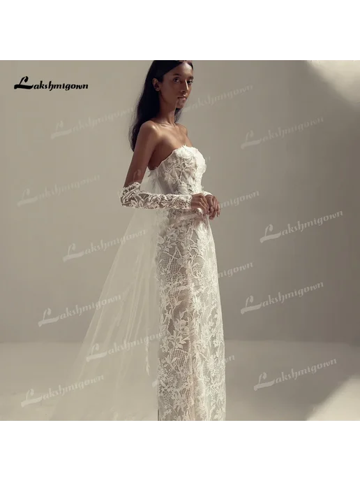 lakshmigown Свадебное платье-футляр vestidos de novia, вариант, фото 2