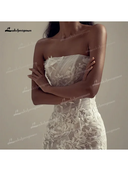 lakshmigown Свадебное платье-футляр vestidos de novia, вариант, фото 4