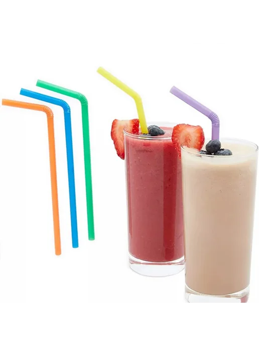 Нет бренда Зеркальные трубочки для напитков Colorful-300pcs, Colorful-500pcs, фото 4