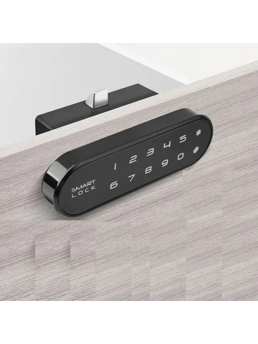 Нет бренда Smart Touch Keypad Keyless Lock 1, черный, фото 2