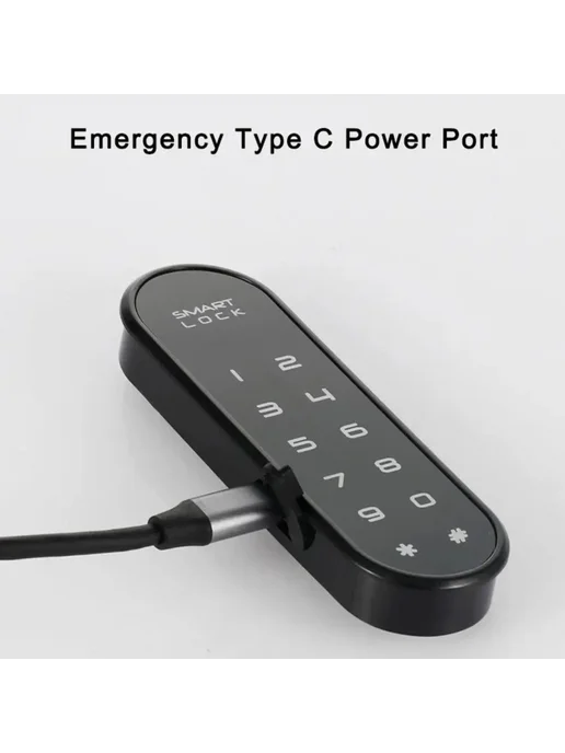Нет бренда Smart Touch Keypad Keyless Lock 1, черный, фото 3