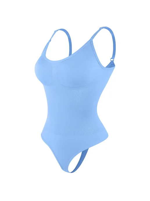 Vaslanda Женское Корректирующее Боди Faja Для Коррекции Фигу, синий