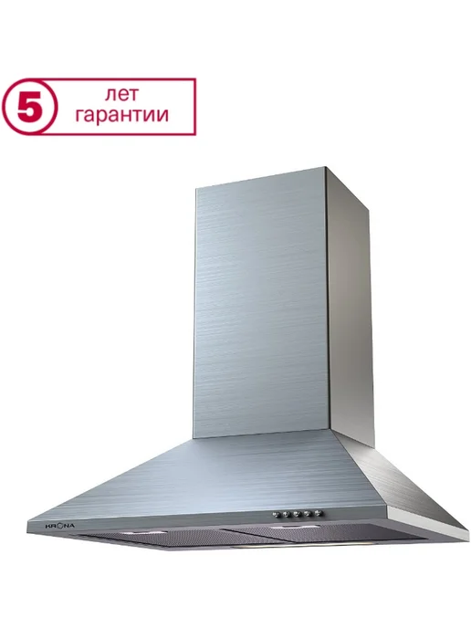 Krona Вытяжка каминная CORNELIA 600 inox PB, серебристый, 59,7 см, вариант, фото 7
