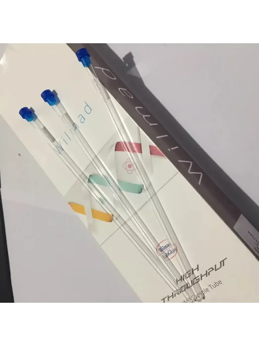 Нет бренда Wilmad Lab Glass NMR Tube WG-5MM-ECONOMY-7 7 дюймов 2pcs, 2 шт, фото 3
