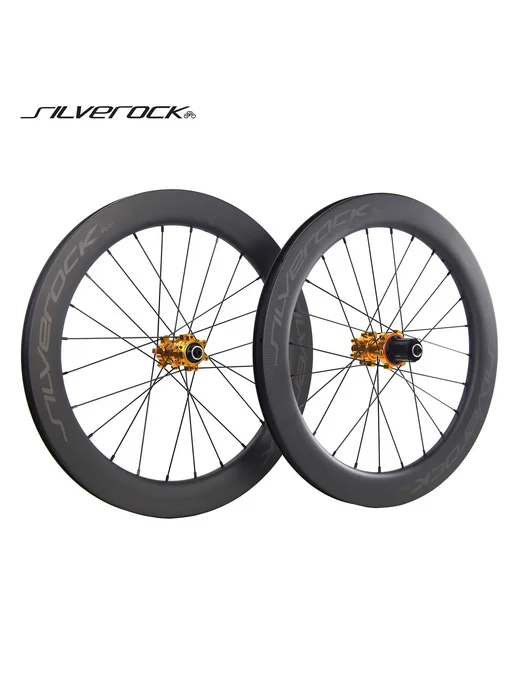 SILVEROCK SR50C Карбоновые колеса 50 мм для складного велоси, фиолетовый, фото 2