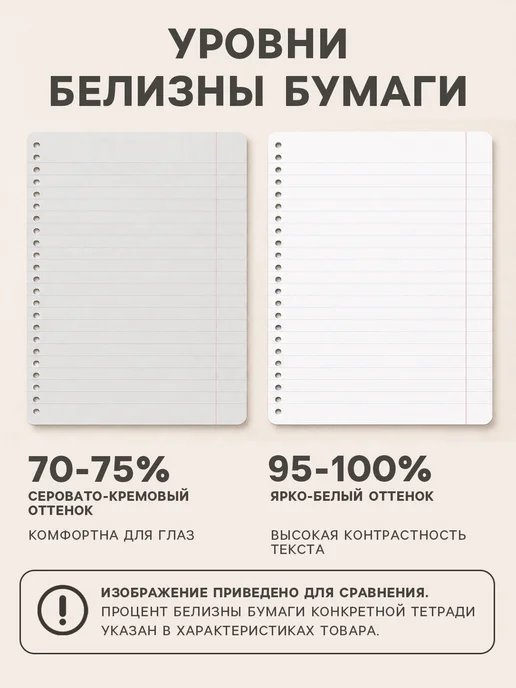 Сималенд Тетрадь А5 на 4 кольцах 120 листов Hatber Life, вариант, фото 2
