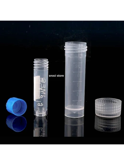 NINTH LIFE Пластиковые пробирки 100 шт, 1-15 мл 2ml-A, 100 шт, 15 мл, фото 3