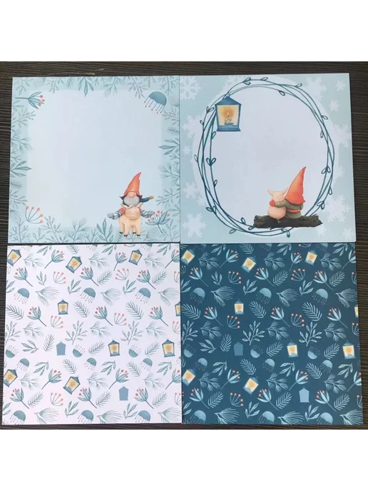 Нет бренда Бумага для скрапбукинга Winter Elves, 12Sheets, фото 2