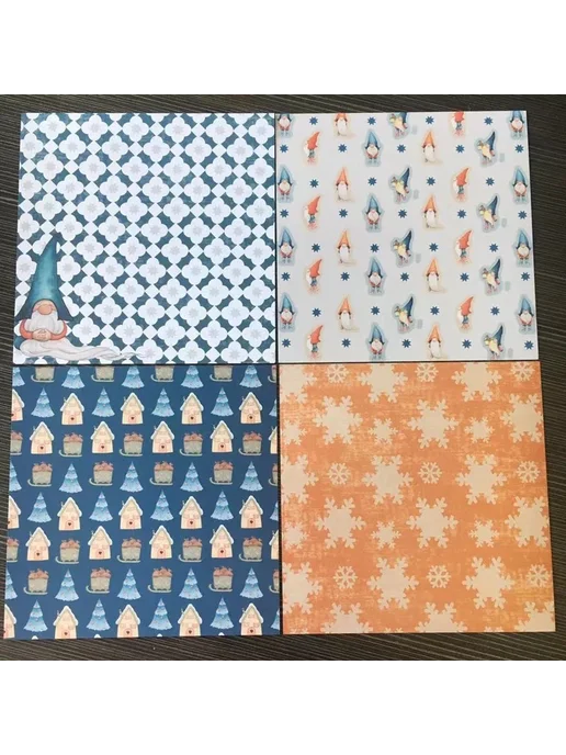 Нет бренда Бумага для скрапбукинга Winter Elves, 24sheets, фото 3