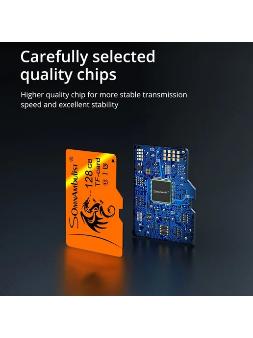 SomnAmbulist Карта памяти Micro SD 128GB U1, 128 ГБ, фото 4