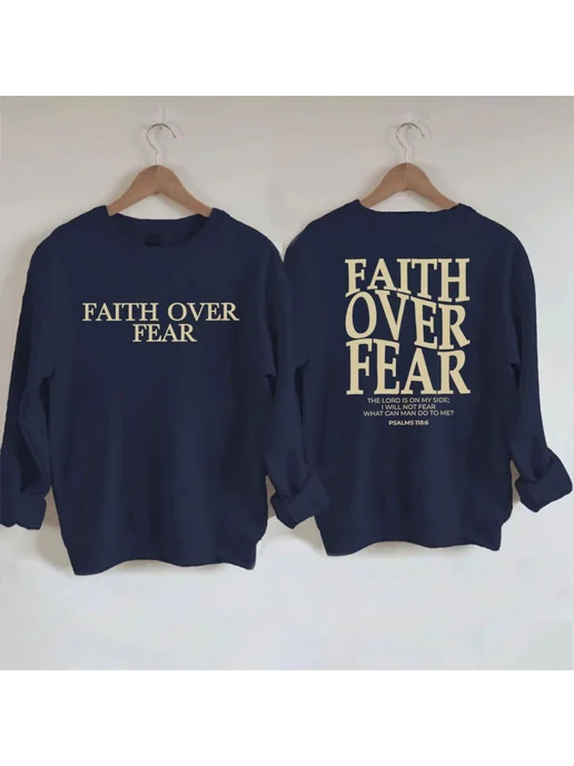 jane deiune Женская толстовка Faith Over Fear, розовый, фото 6