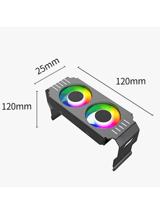 Shunmaii Шунмаи охладитель памяти с RGB подсветкой для DDR4 DDR5 Whit, вариант, фото 6