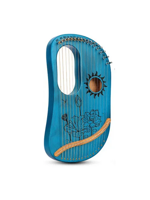 OLOMM Портативная арфа Harp из красного дерева, красный, фото 7
