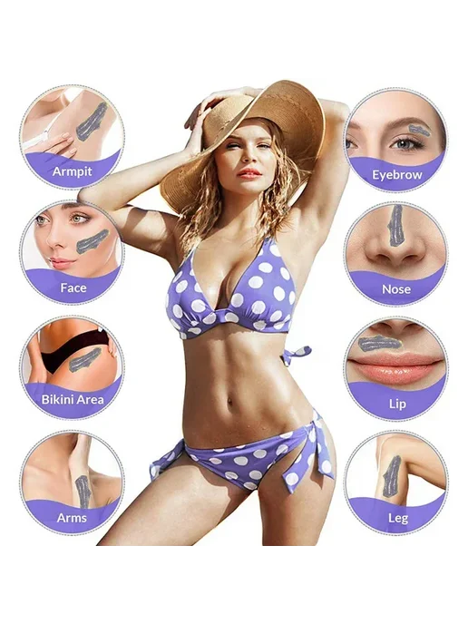 Doll Wax Жесткий воск 1000г для депиляции 1000g Strawberry, 1 кг, 1 кг, фото 3