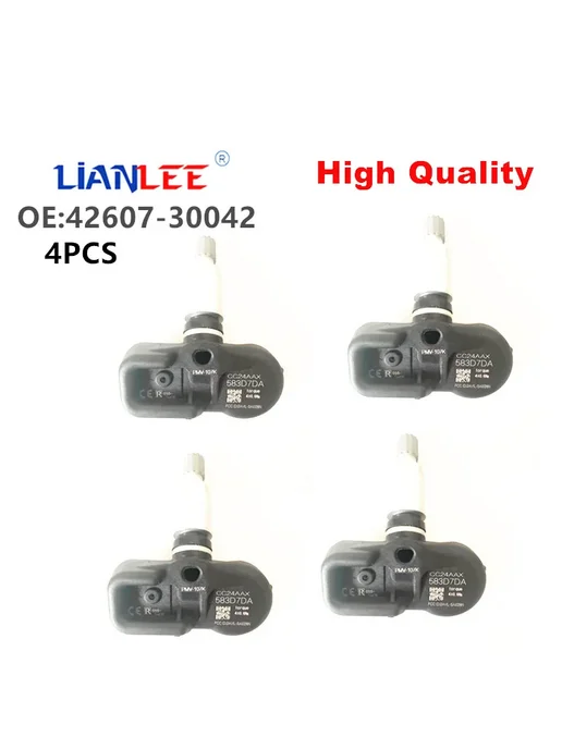 Lianlee Electronics 1 4 шт. партия, датчик давления в шинах, 42607-30042 Мбит с, 4 шт, фото 2
