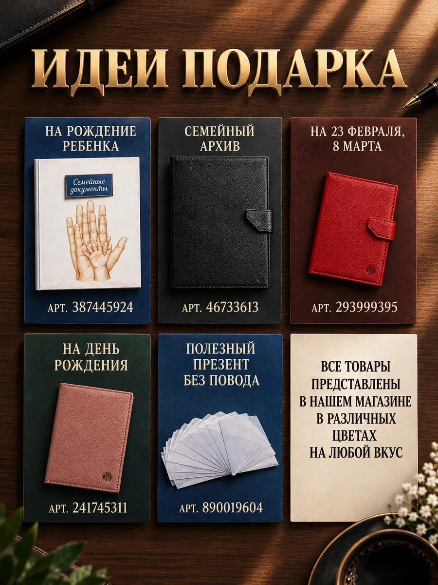 Обложка на удостоверение МВД РФ гладкое натуральная кожа — фото 12