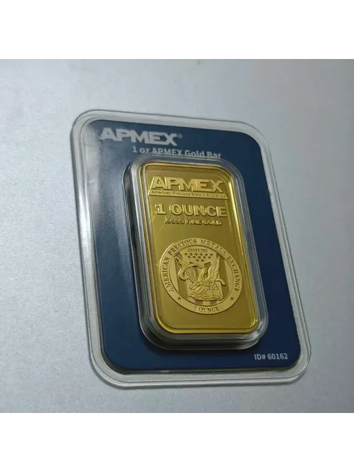 Нет бренда Медный позолоченный золотой слиток APMEX 1 унция 10pcs, Pert, 5 шт, фото 2
