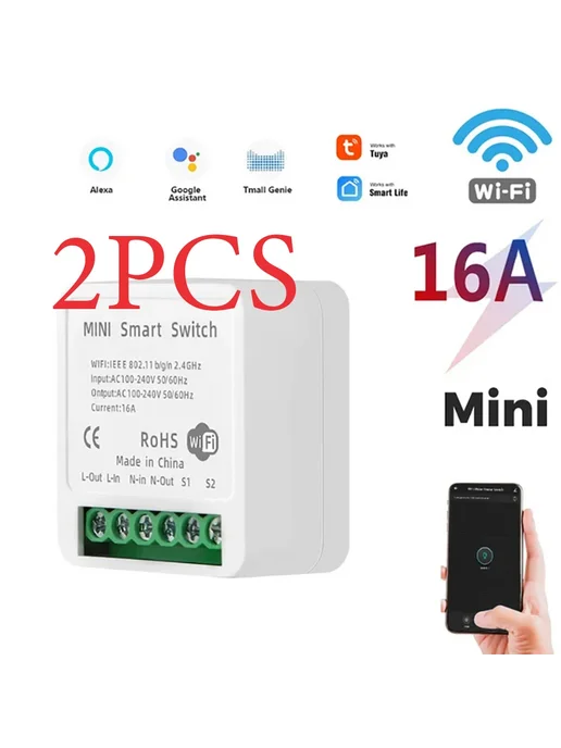 Szaoju Умный Wi-Fi выключатель 16А, вариант
